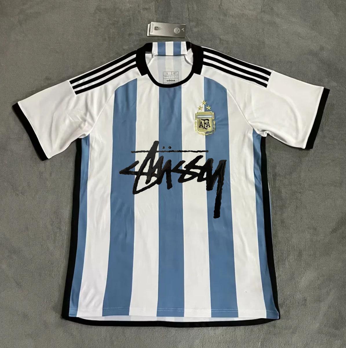 2223 Old football jersey Argentina Liverpool Leverkusen Arsenal Brazil Inter Miami football jersey S