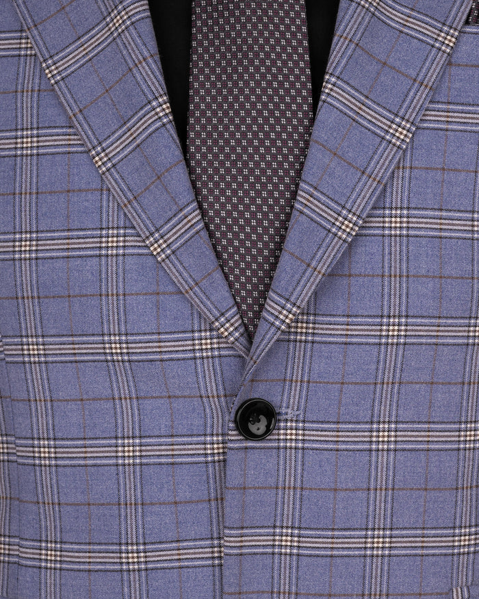 Logan Blue Super Fine Plaid Woolrich Blazer
