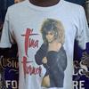 Vintage 1985 Tina Turner Konzert T-Shirt, Heather Grau, Medium Musikfan Band Shirt 40 M