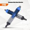 4pcs RC Car 90-108mm Aluminium   for FS 53633 51805 51806 1:10 Truck (Black)