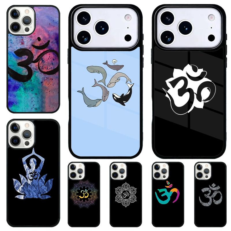 OM Yoga GOA Zen Symbol Shockproof Phone Case for iPhone 17 Air 16e 15 11 12 14 13 Pro Max Cover Coque
