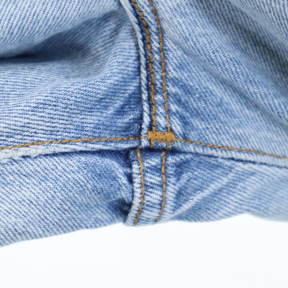 Levi's 90s 17501-0115 Made In USA Cut Off Tapered Denim Pants Button Fly Women Used