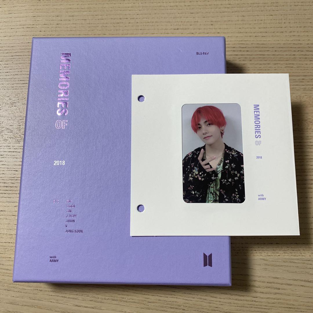 

[USED] BTS MEMORIES OF 2018 Blu-ray V Taehyung Trading Card