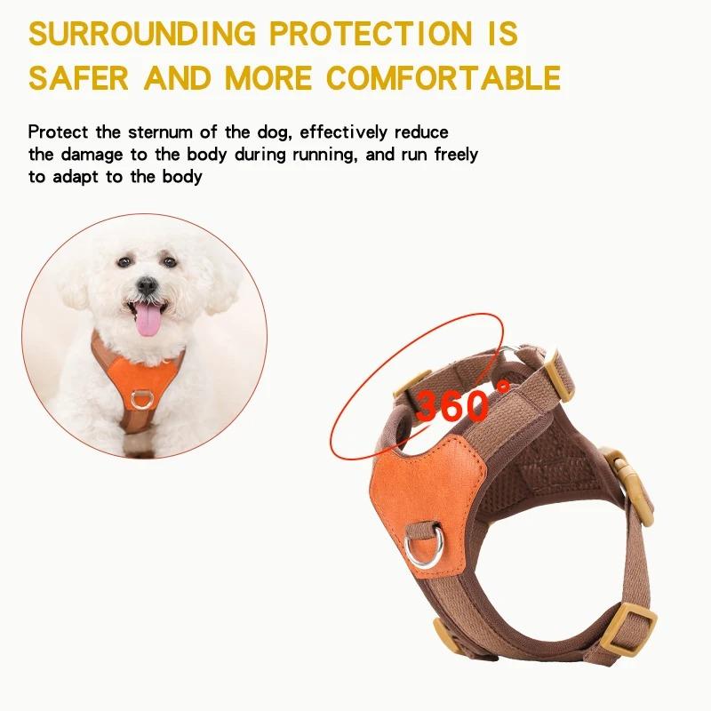 Dog Harness Chest Strap Cats Collar Accessories Puppy Leash Set Supplies Harness Dog Supplies
