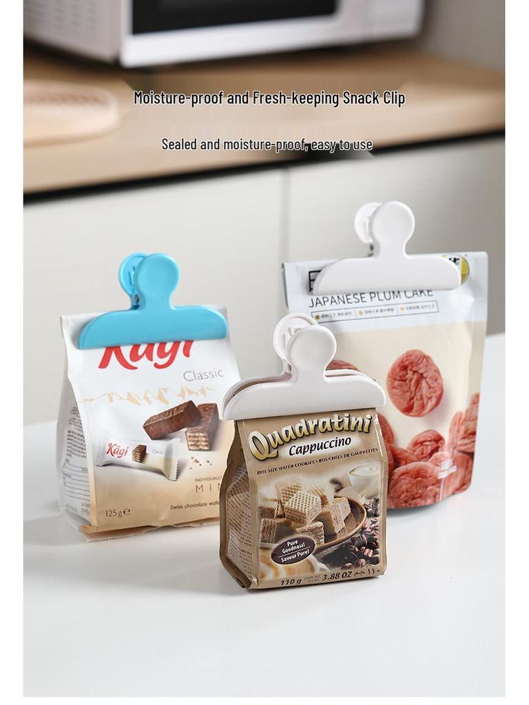 Küchen Lebensmittelbeutel Verschlussclips für feuchtigkeitsdichte Lagerung und Snackkonservierung