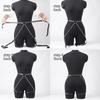 Women Sexy Chain Hip Leg Bandage Harness Nightclub Belt Garter Pu Leather Straps