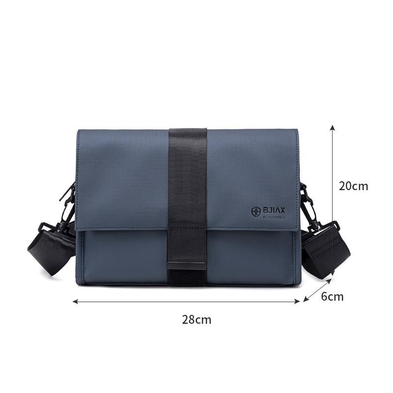 Crossbody Bag Men s New Shoulder Casual Versatile Summer Fashion Backpack Simple 28x6x20 синий