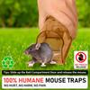 1Pc Mouse Traps - Small Trap Indoor/Outdoor, Live Mouse Trap Catch and Release Ideal No Kill Mouse Traps for Rodents