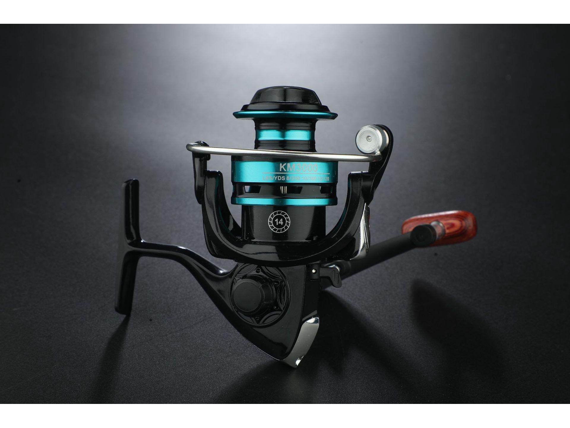 

Катушка для спиннинговой рыбалки на дальние дистанции с полностью металлическим держателем лески и рокером для скользкой дороги и морской рыбалки