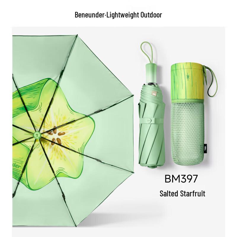 Beneath the Banana Tree UV Protection 3-Fold Sun & Rain Umbrella