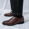 Fashion Groom in formal leather shoes Minimalist and retro British style Leisure Business and Office Elegant adult shoes Plus Size -46