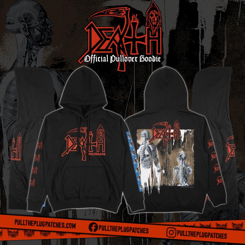 Death Human Hoodie Pullover Men Women Oversized American Death Metal Band Sweatshirt Streetwear Y2k Fleece Female Male Clothing