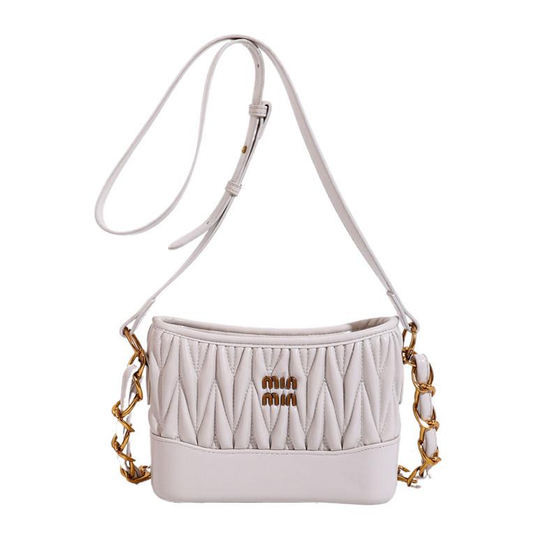 New Retro Handbag Versatile Pleated Pillow Bag Women's High-end Shoulder Messenger Bag