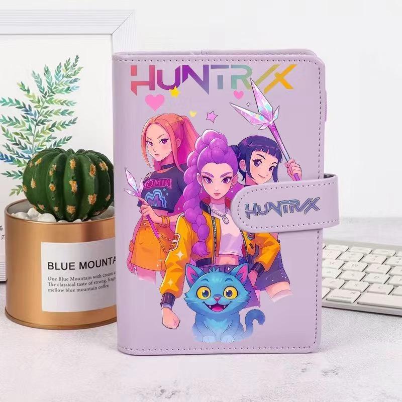Kpop Hunters Notizbuch Studentenjournal Hardcover Loseblatt Cartoon Anime