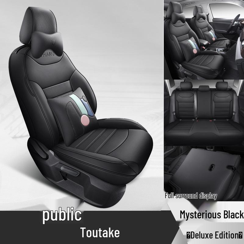 2024 Model Crescent Edition VW Tharu Seat Cover - 300TSI 2WD, Full Surround, All-Season Universal Cushion Set