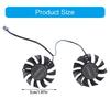 HA5510H12F-Z Graphics Card Cooling VGA Fan 2Pin 12V Coolers Fan for 1650 4GB OC