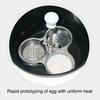 Non-Stick Egg Poaching Pan 3 Grids Eggs Cooker Food Grade Poached Egg Maker  Steaming