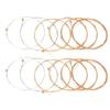 SOCOCO Folk Guitar Strings Great Tone Replacement Strings for Beginners and Experienced Guitarists Copper Steel 12 Strings - Durable, - + -