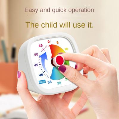 Movement Visual Timer Time Management Sweep Second Countdown Clock Self Discipline Silent Kitchen Cooking Timer Kitchen