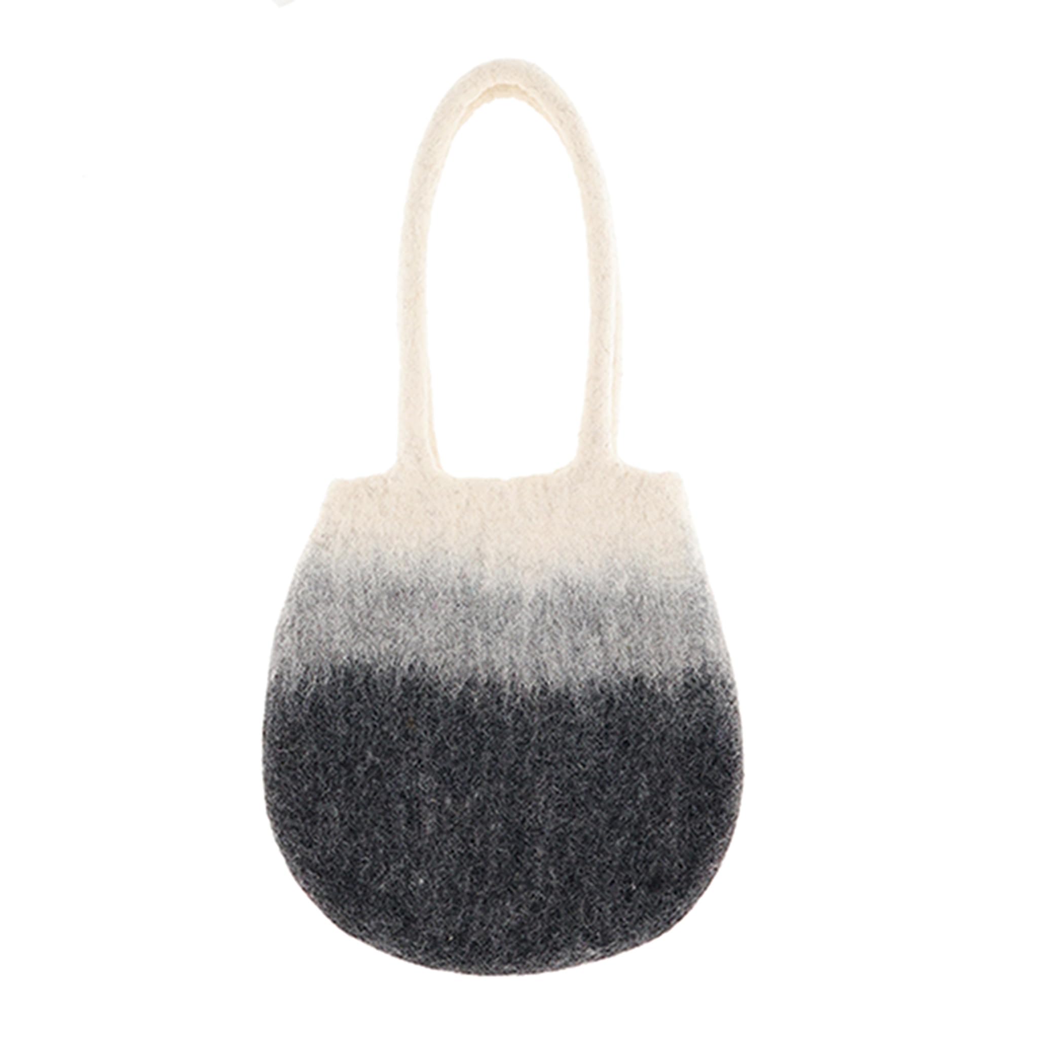 Marushin Mini Nepalese Round Gradient Fair Trade 0395021100 Bag, Bag, Black, Handmade, Product,