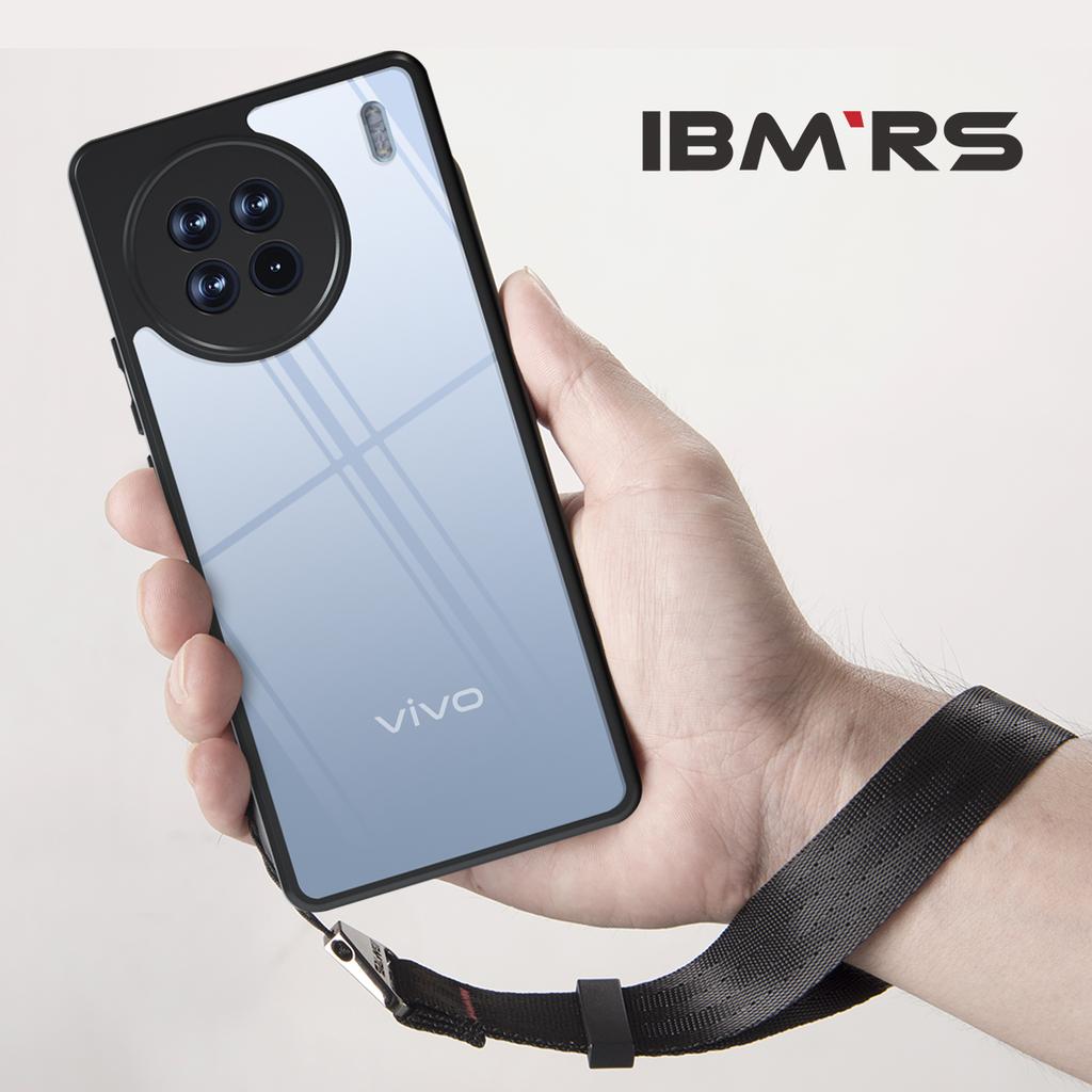 (Comes with wrist strap)IBMRS for vivo X90 Case, Anti-Fingerprint Technology Easy to Hold Feels Velvety Soft Phone Cover for Women, Men - Matte Clear