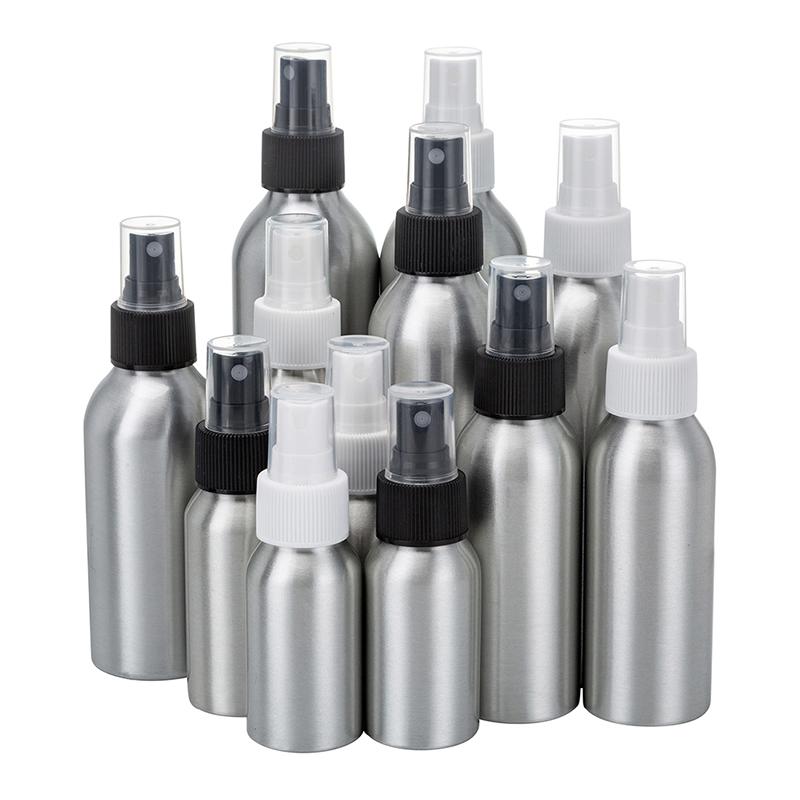 Aluminum Spray Bottle Refillable Perfume Sprayer 40/50/100/120/150/250ml Portable Container Cosmetic Atomizer Bottles