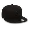 New Era 9Fifty MLB New York Yankees Cap, Black/Black, Size S/M