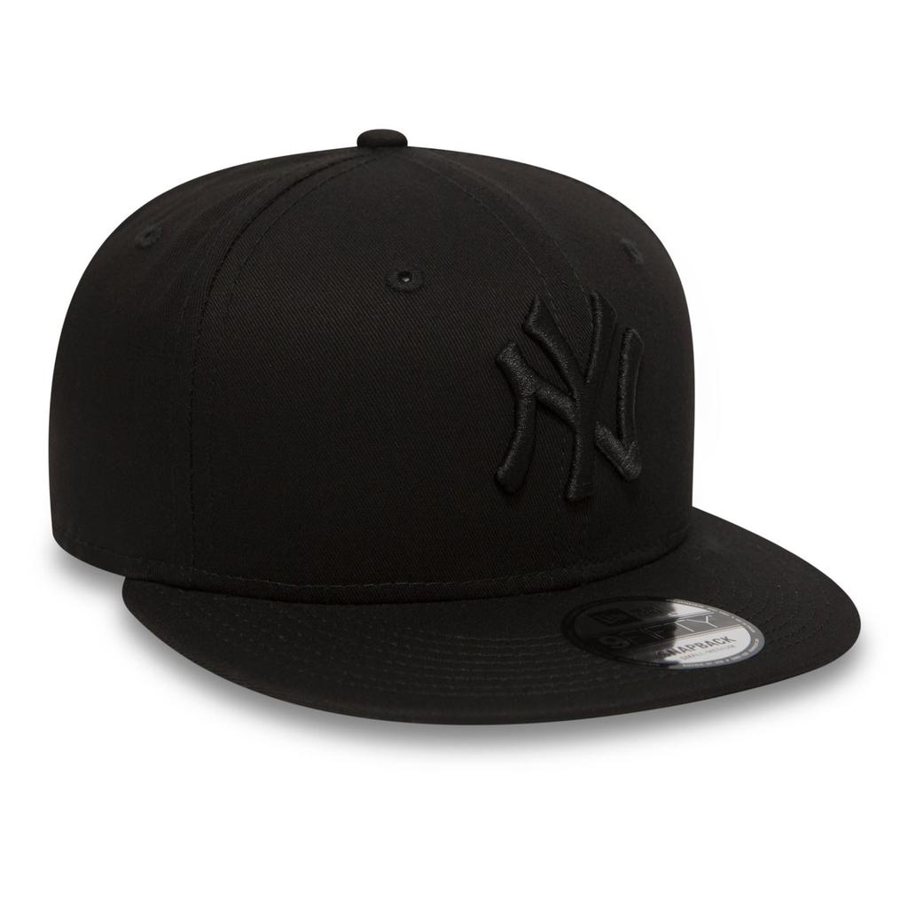 New Era 9Fifty MLB New York Yankees Cap, Black/Black, Size S/M