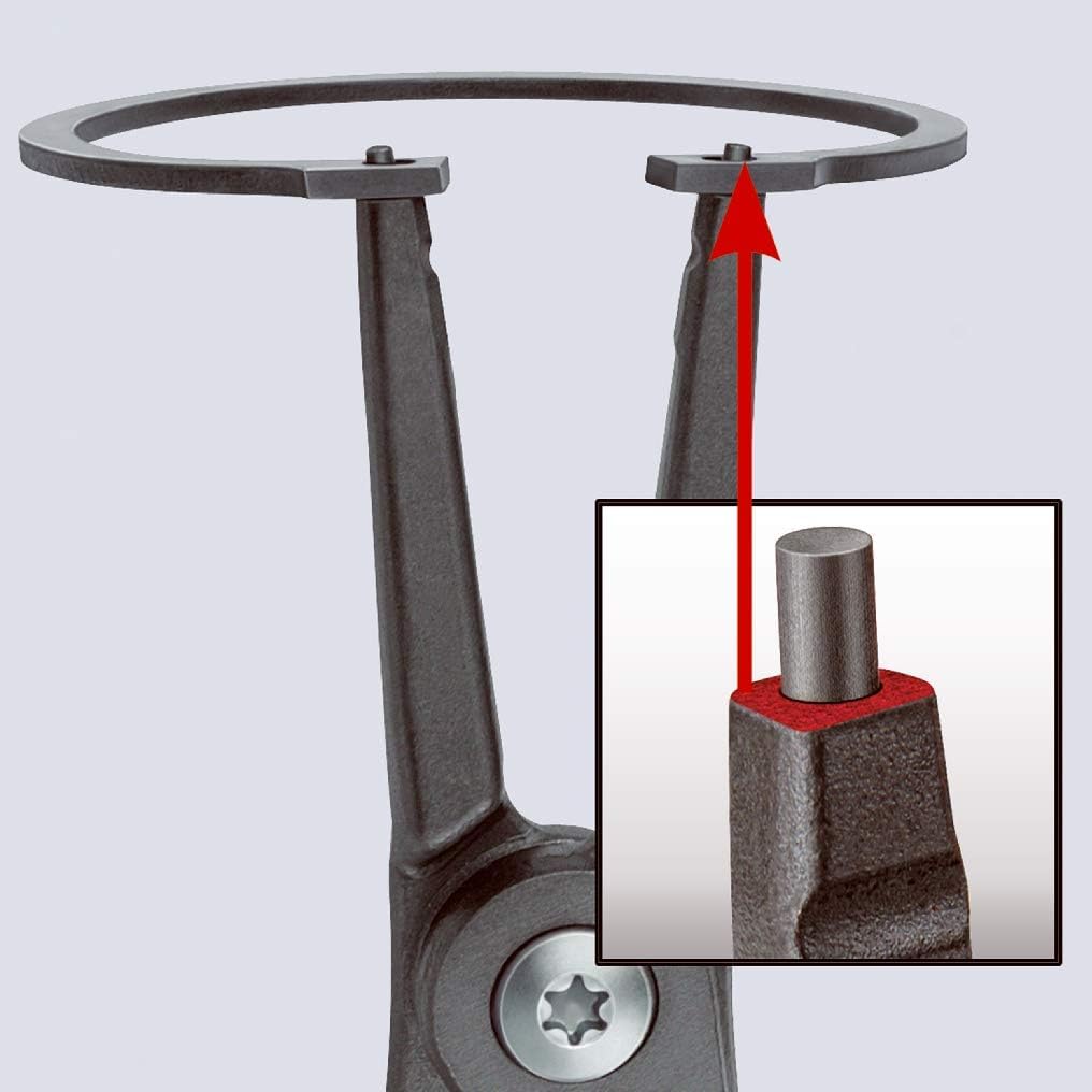 KNIPEX Shaft Snap Ring 4911A2 Pliers, 19-60mm,