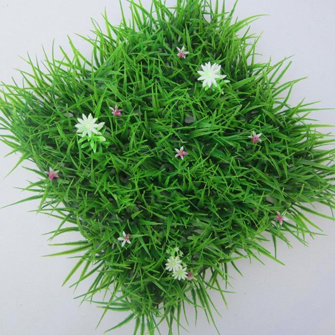 Artificial Greenery Wall: High Grass Turf for Indoor Balcony & Window Display