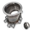 Car Turbo Adapter Flange 8 Bolts to 3in Stainless Steel Replacement for Garrett GT25 GT28 t25 t28