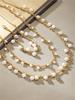 Multi Heart Beads Charms Necklace Bracelet For Women 18k Gold Plated Waterproof Non Tarnish Women's Necklaces Matching Bracelets