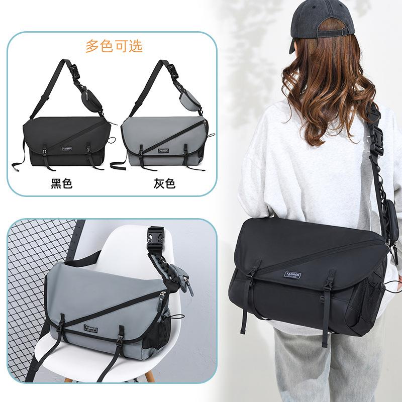 Junge Arbeiter Tasche Mode Umhängetasche männliche Teenager Schultasche große Kapazität Street Fashion Schulter Freizeittasche