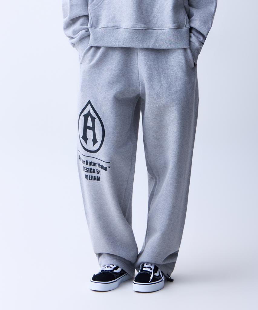 ADERNM Logo Sweatband Pants Gray