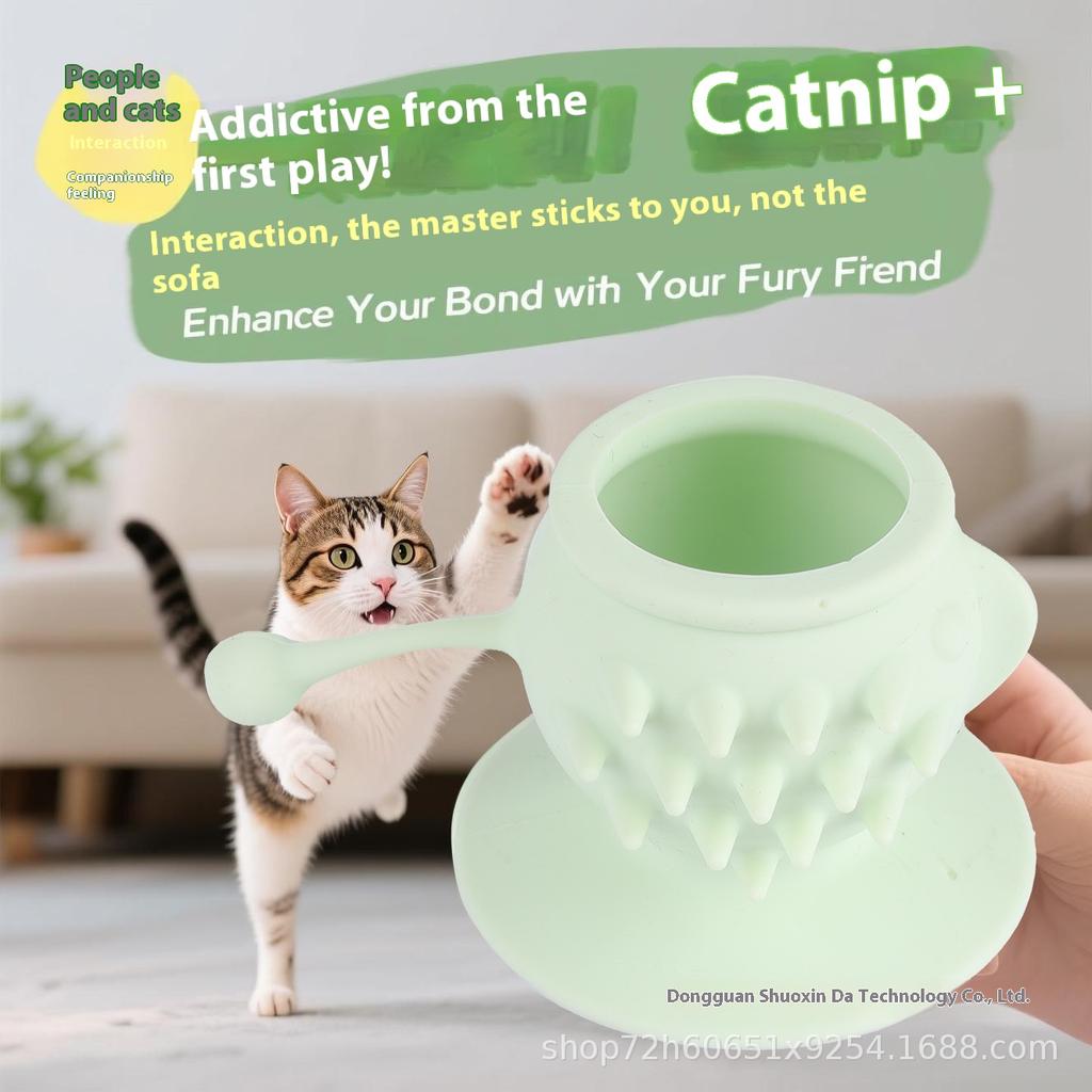 Kulička s kočičí mátou pro mazlíčky silikonová hračka ochranný kryt self-hi pro zmírnění nudy kulička s kočičí trávou molární tyčinka artefakt pro pobavení kočky