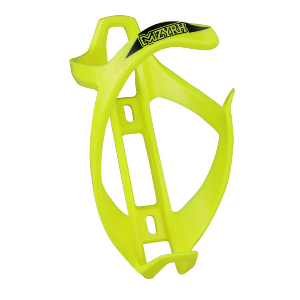 Bicycle Water Bottle Cage Plastic Cycling Bottle Holder Adjustable Bike Drink Cup Rack  Yellow