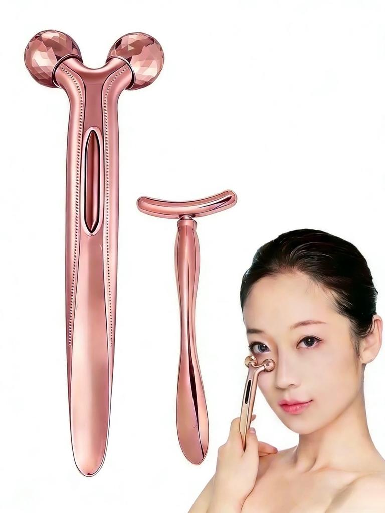 Beauty Beauty Roller Massage Eye Area Massage Face Body No Charging Weak Electrical Full Respect for the Aged Day Assortment Roller, Y-shaped Roller,