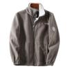 New AB Double Polar Fleece Padded Warm Coat Jacket Men Plus Size Autumn and Winter Tide Loose Outdoor