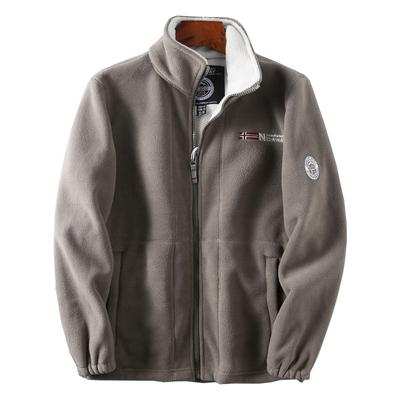 Nowy AB Podwójny Polarowy Padded Ciepły Płaszcz Kurtka Męska Plus Size Jesień i Zima Tide Luźny Outdoor