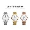 OLEVS Top Brand Casual Quartz Watches for Men Original Stainless Steel Business Men's Wrist Watches Waterproof Wrist Watch Men