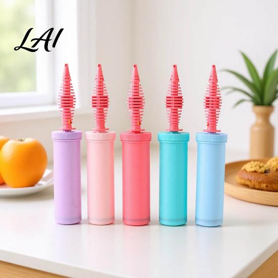 Compact Balloon Inflatable Device Hand Held Way Dual Two Plastic Pump Action Inflator Latex Inflator Manual Air Pump for Balloons