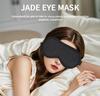 JADE EYE MASK  Natural Stone Eye Care | Reduce Dark Circles & Puffiness | Cool & Warm Use