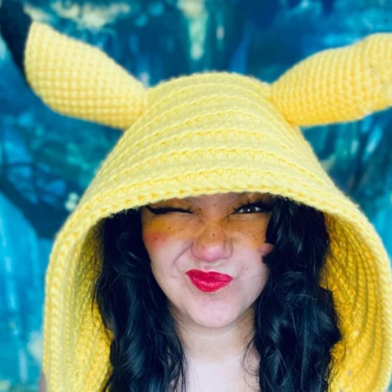 New Adult Funny Mesh Hat Spring and Summer Handmade Crocheted Empty Hat Festive Atmosphere Dress Up