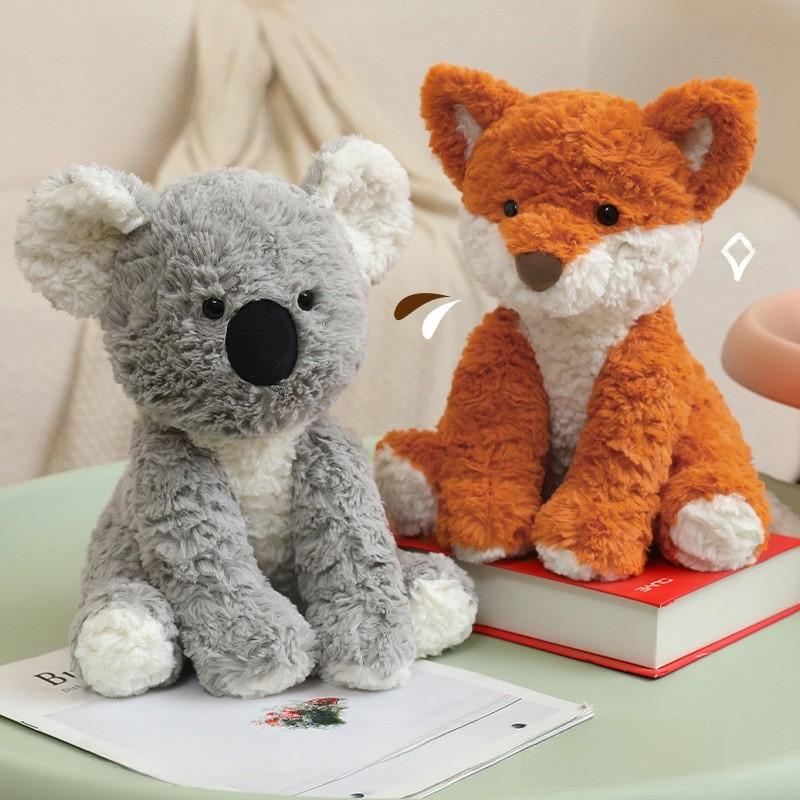 Animal Plush Toy Collection With Soft Short Pile Fabric For Children And Giftgiving