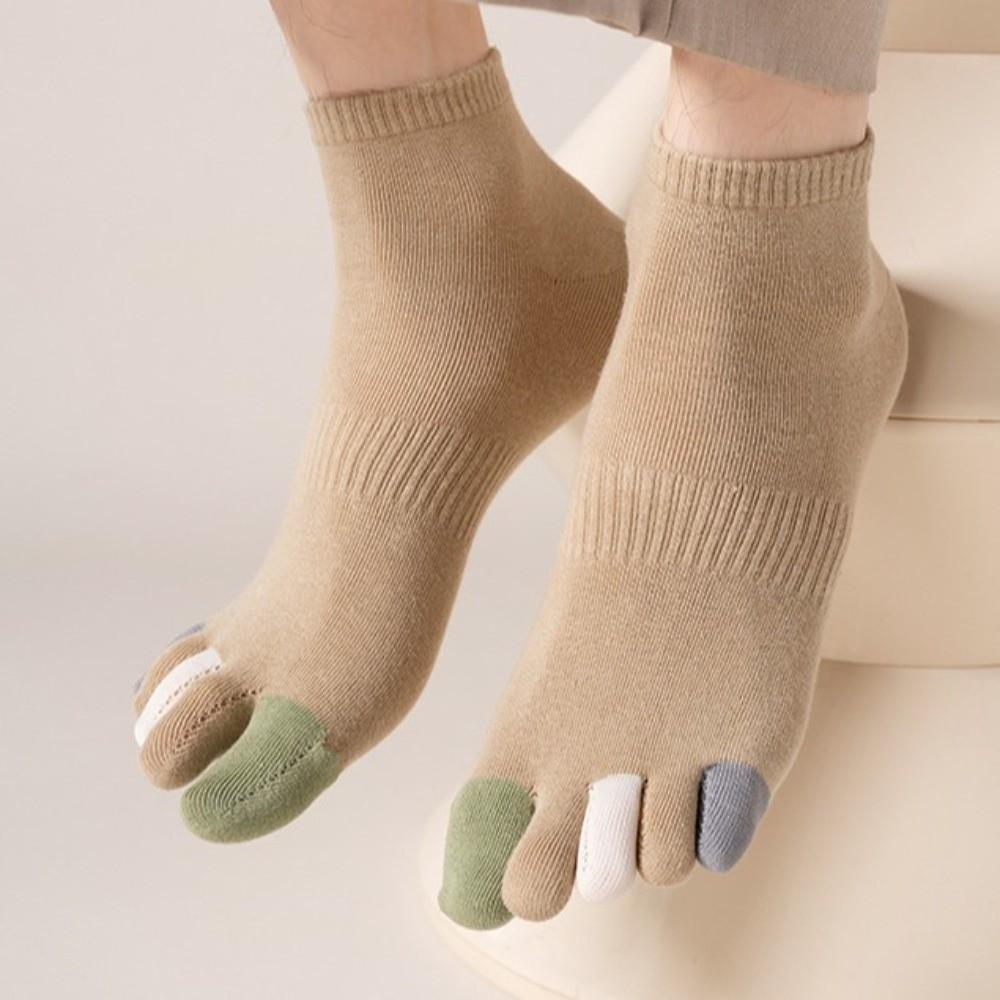 Hosiery Men's Five Finger Socks Colorful Toe Design Sports Socks Five Toe Socks Hiking