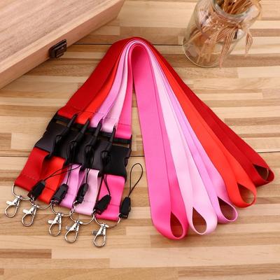 Fashion Black Lanyard Neck Hanging Strap Universal for Cell Phone Keys ID Card Employee Badge Holder Office School Supplies