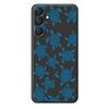 For Samsung Galaxy A16 5G/4G Case Blue Turtle Pattern Printing Straight Edge TPU Phone Back Cover