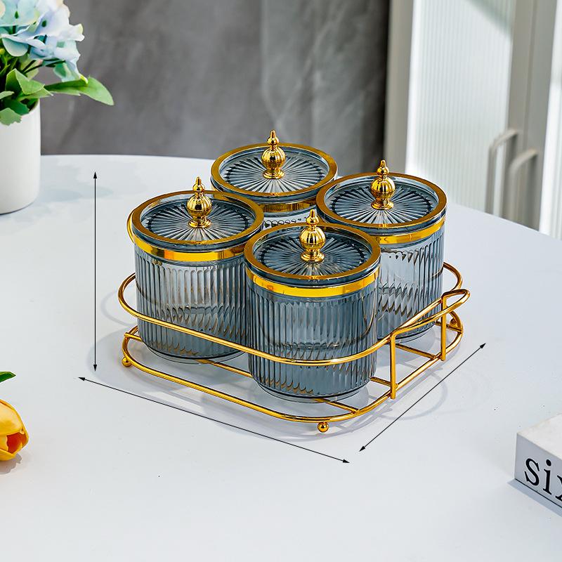 Transparent Food-Grade Plastic Storage Jars for Grains, Snacks, and Dried Goods