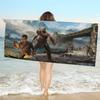 God Of War Video Game Big Microfiber Beach Towels Quick Dry Towel Sand Beach Towels Pool Towel For Travel Swim Pool Yoga