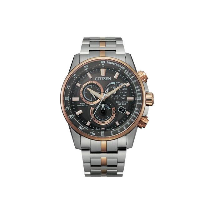 

CITIZEN Ecology Drive Collection Light Powered Quartz Movement Stainless Steel Strap Watch CB5886-58H Black Dial